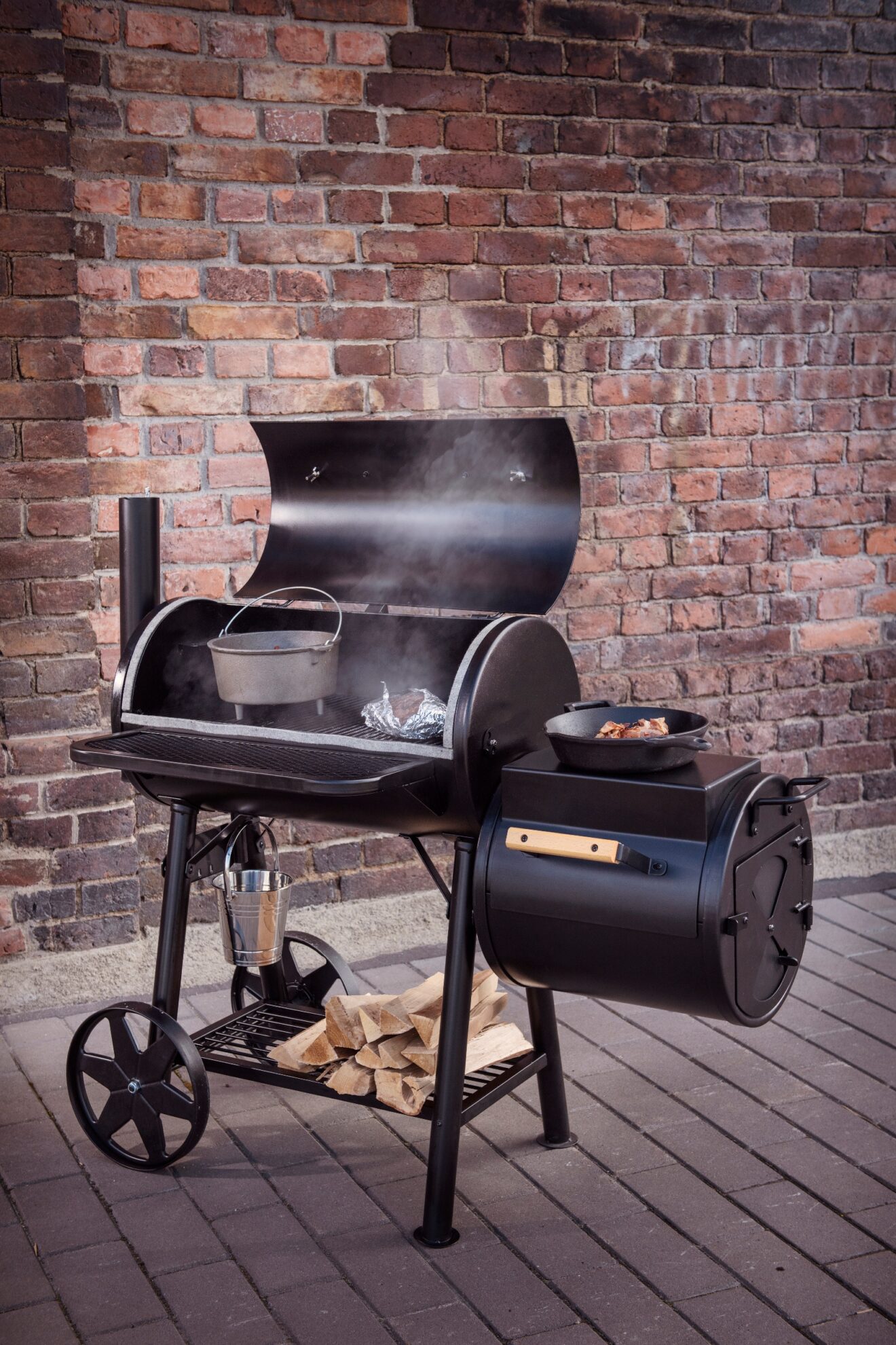Mustang oklahoma offset bbq smoker 80 kg kookgekfilip.nl